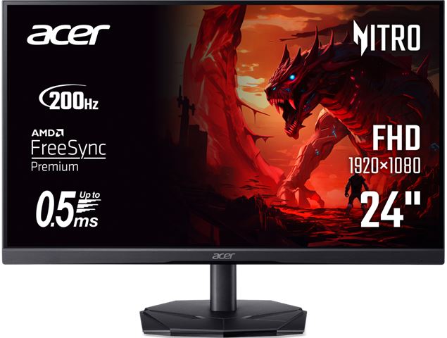 KG241YX3bip, 23.8"/VA/1920x1080/200Hz/HDMI/DP/2Y