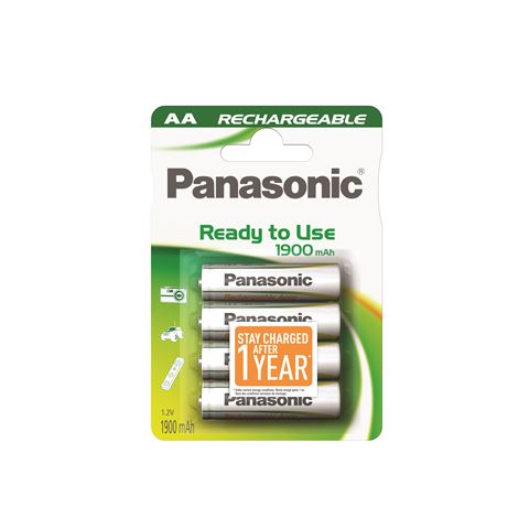 PANASONIC baterije HHR-3MVE/4BP, 1900mAh, punj. Ready to use