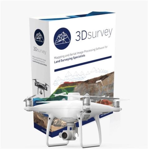 DJI Phantom 4 RTK + 3Dsurvey trajna licenca (Paket 4)