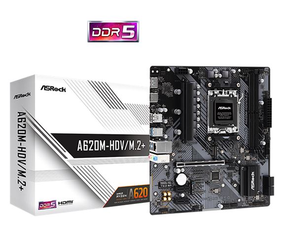 MBO AM5 ASR A620M-HDV/M.2+