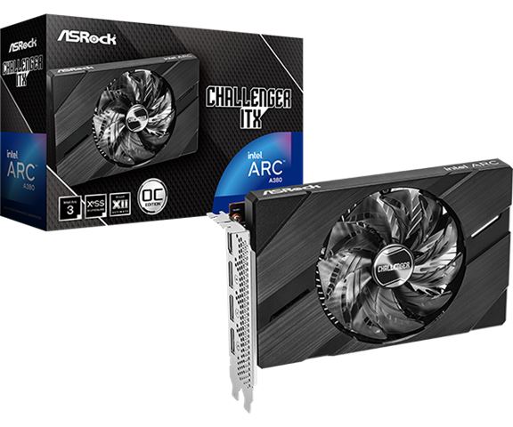 Intel Arc A380 Challenger ITX 6GB OC