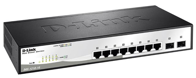 D-Link switch web upravljivi DGS-1210-10