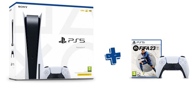 GAM SONY PS5 + dod.kontroler + FIFA23