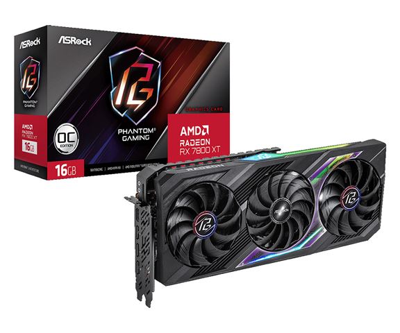 VGA ASR RX7800XT Phantom Gaming 16G OC