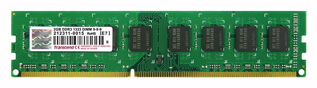 Memorija Transcend DDR3 2GB 1333MHz, JM1333KLN-2G