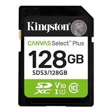 MEM SD 128GB Kingston Canvas Select Plus SDS3/128GB
