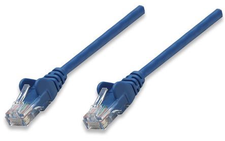 Intellinet prespojni mrežni kabel Cat.5e UTP PVC 1m plavi
