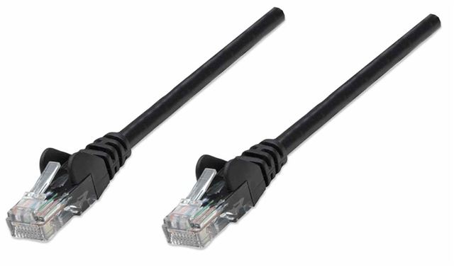 Intellinet prespojni kabel Cat.5e UTP PVC 0.5m crni