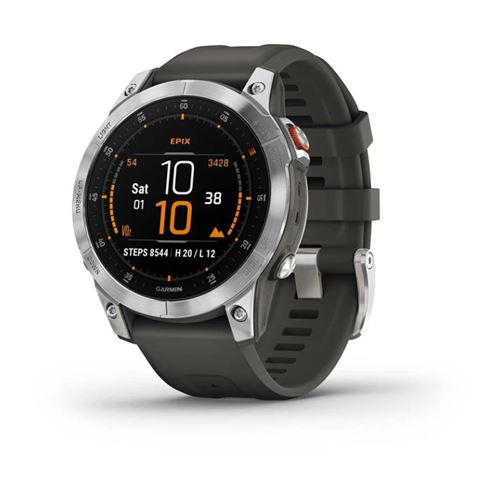 Garmin EPIX 2, Tamnosivi čelični