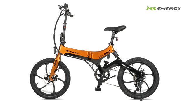 MS ENERGY eBike i20 Orange Black