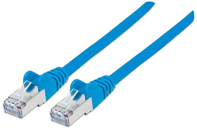 Intellinet prespojni kabl,Cat6 certified,U/UTP,1.5m,plavi
